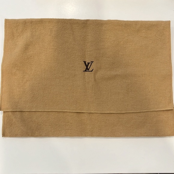 Louis Vuitton Epi Leather Clutch Pochette Bag in Rust Orange Brown - Picture 14 of 14